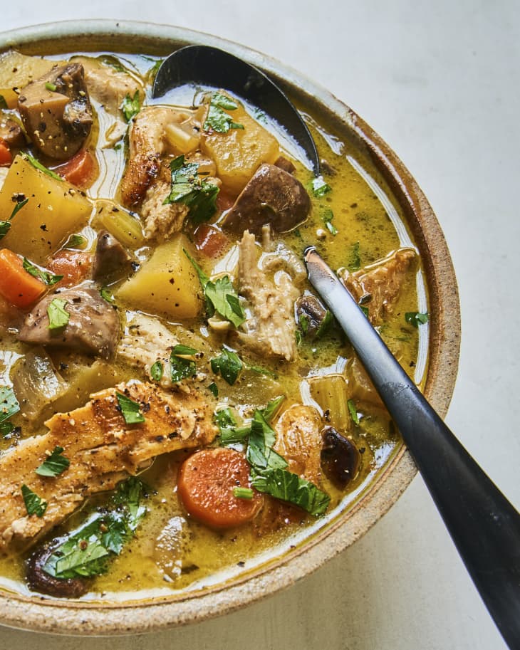 Turkey Stew Recipe (with Leftover Roast Turkey) The Kitchn